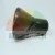 Black conical rubber roller or plug, tapering into a cylindrical end, displayed on a white surface.