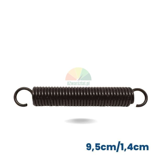 Black extension spring 9.5cm/1.4cm