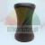 Dark brown, hourglass-shaped fitness roller or block with a narrowed middle section, photographed against a white background.