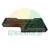 Black patterned plastic or rubber base plate/cover with mounting holes.