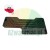 Black plastic or rubber protective mat footrest cover with mounting holes and texture. Features a 24h shipping symbol in Poland overlay.