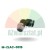 L-type pneumatic elbow connector, 12.7mm male thread, 8mm push-in quick connector for tube.