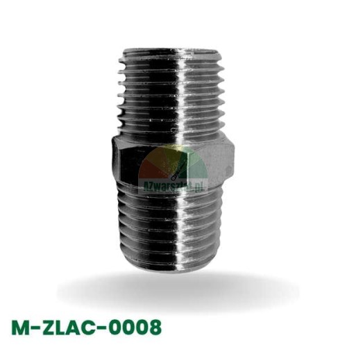 Metric threaded connector M12 x M12 nipple.