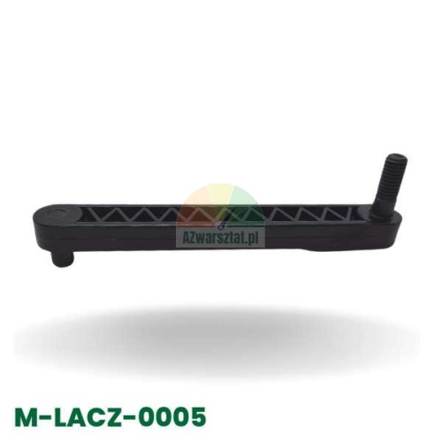 Pedal mechanism linkage connector, black, reinforced plastic arm with threaded stud M-LACZ-0005.