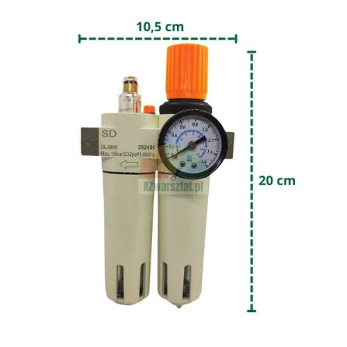 Complete compressed air service unit Type A.