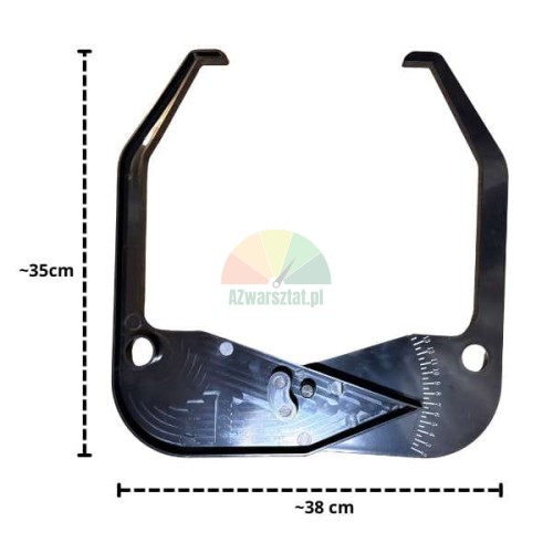 Caliper tool for rim width measurement