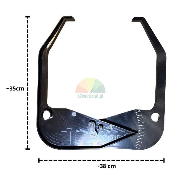 Caliper tool for rim width measurement