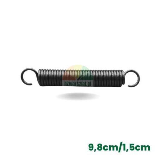 9.8 cm tension spring for tire changer machine, black spring replacement part.