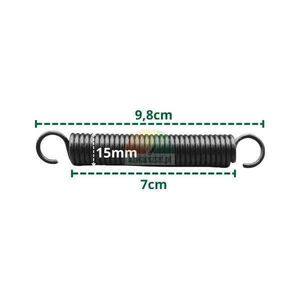 9.8 cm tire changer extension spring.