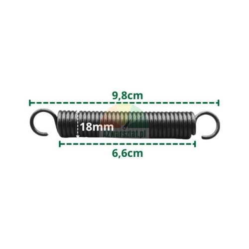 Tire changer extension spring, 9.8cm/1.8cm dimensions