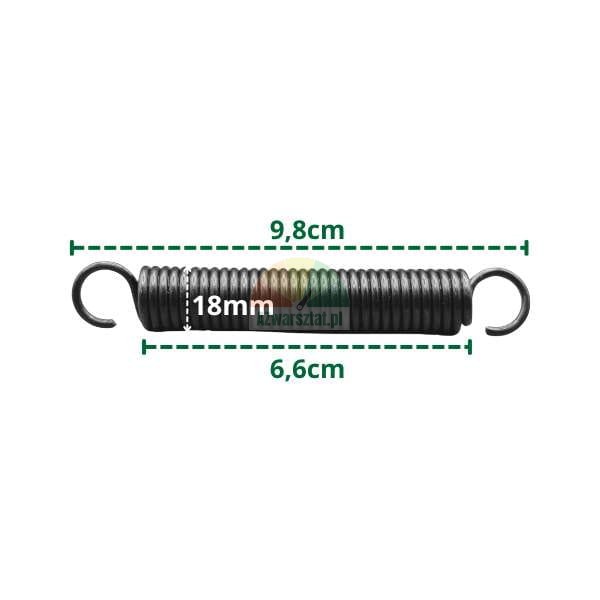 Tire changer extension spring, 9.8cm/1.8cm dimensions