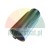 Polished chrome metal sleeve or pipe adapter, isolated on a white background.