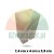 White lift slide block measuring 7.4 x 4 x 3.8 cm