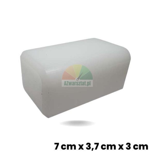 White lift slider block 7 x 3.7 x 3 cm