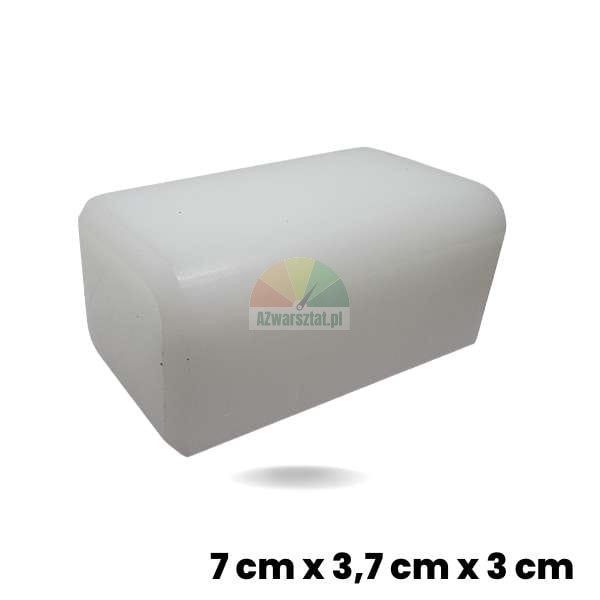 White lift slider block 7 x 3.7 x 3 cm