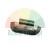 Clip-on wheel balancing weight with number 200 stamp, metal automotive component for tires.