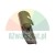 Metal tool tip with a notch on a white background