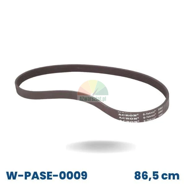 Black drive belt for ACRON wheel balancer 86.5 cm