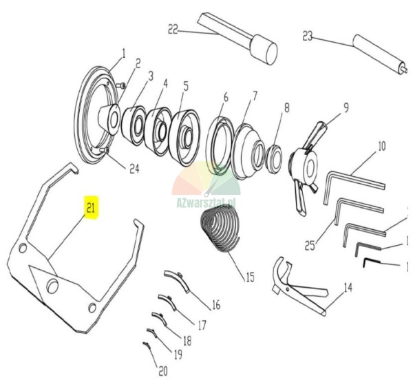 Rim width caliper