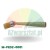 Universal tire mounting paste brush with curved wooden handle