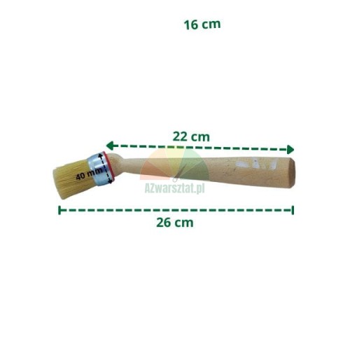 Universal mounting paste brush with wooden handle 26 cm