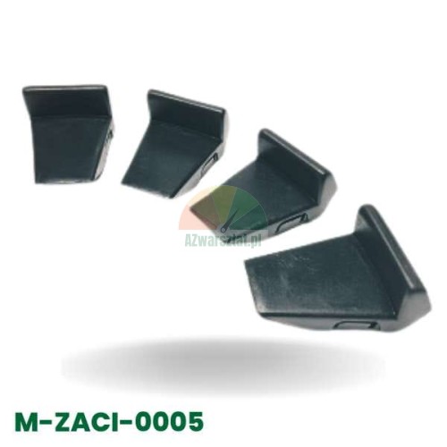 Plastic covers for assembly table clamps, set of 4 pieces, type B, black protective caps