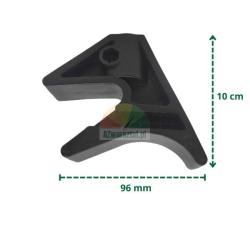 Clamping triangle for tire changer auxiliary arm 96mm x 10cm