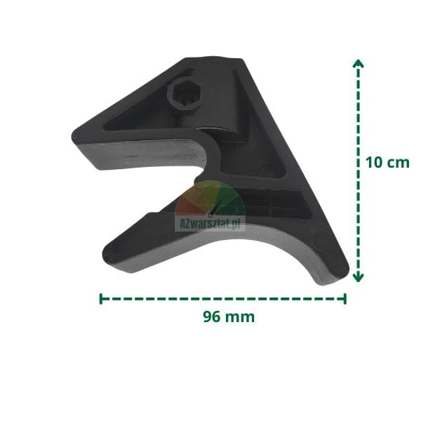 Clamping triangle for tire changer auxiliary arm 96mm x 10cm