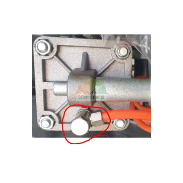 L-shaped 8 mm pneumatic connector with male thread