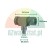 Metal technical fitting with indicated dimensions: length 34.5mm, side width G9.5mm, bottom diameter 5mm, and bottom width G9.5mm.