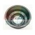 Black circular plastic component with an outer diameter of 103.5 mm shown from above