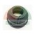 Black metal cap or shock absorber dust cover, circular shape on a white background.