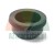 Black lens hood or adapter ring with a matte finish and knurled edge on a white background.