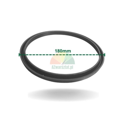 Black ejector cylinder seal 186x12x9 mm