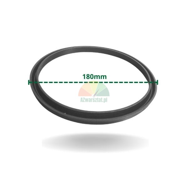 Black ejector cylinder seal 186x12x9 mm