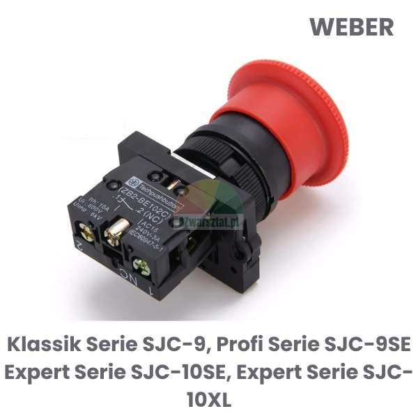 Weber replacement emergency stop button for SJC-9, SJC-9SE, SJC-10SE, SJC-10XL series