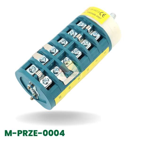 Rotary switch for tire changer (two speeds) in blue version, model M-PRZE-0004