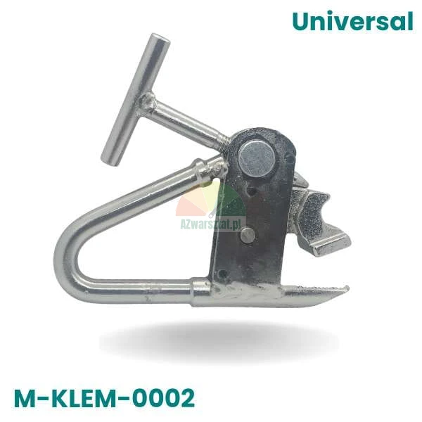Mounting clamp for steel truck wheels model M-KLEM-0002 on a white background