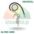 Universal tire inflation gun with pressure gauge and flexible hose, model M-PIST-0001