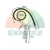 Tire inflator gauge with pressure gauge and dimensions