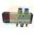 Pneumatic control valve with push-in fittings and silencers, model 02-G-Y