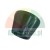 Black tapered spacer or end cap on white background.