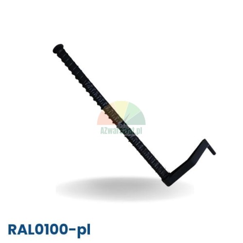 Wheel balancer gauge with spring and measuring arm