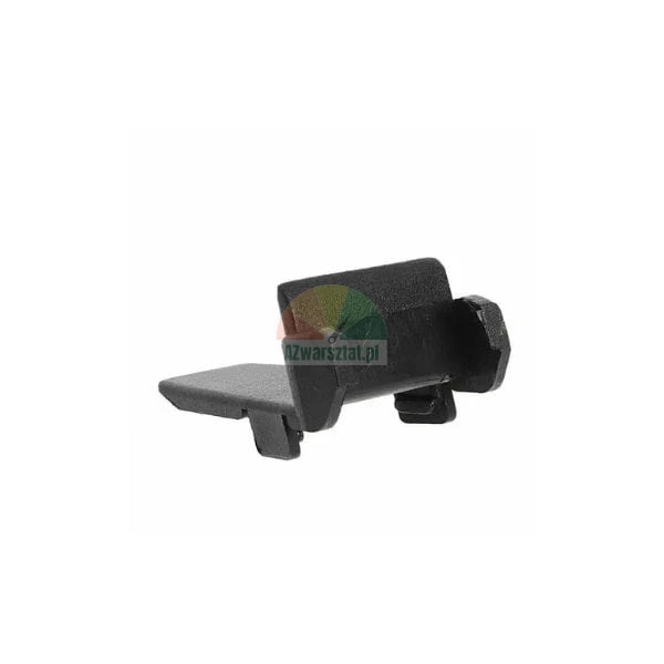 Small black plastic replacement part for a laptop