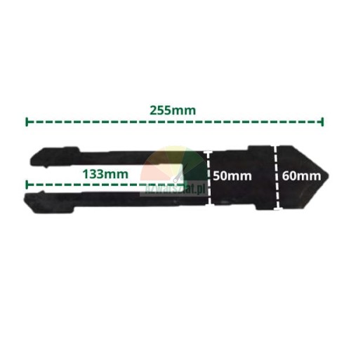 Clamp guide for ATH 980 1980 mounting table with dimensions