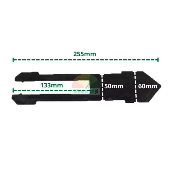 Clamp guide for ATH 980 1980 mounting table with dimensions