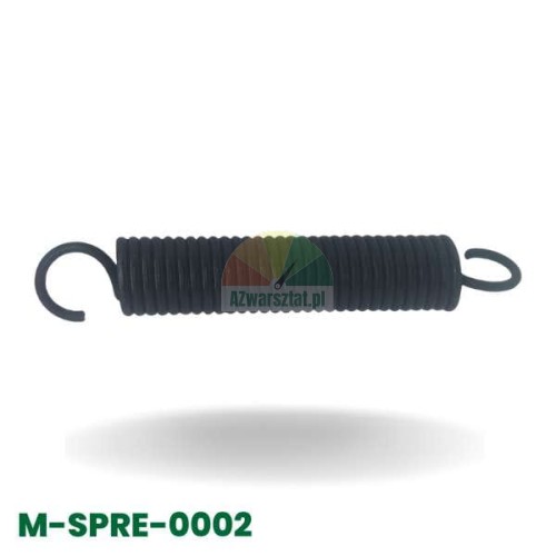 Black 11cm tension spring with hooks