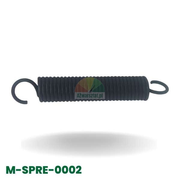 Black 11cm tension spring with hooks