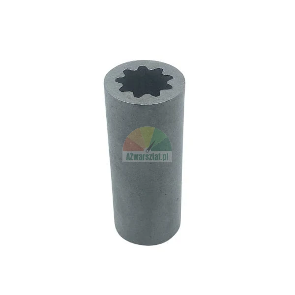 Metal splined sleeve with star-shaped internal profile
