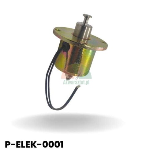 DC24 lifting electromagnet with wires, model P-ELEK-0001, metal housing.